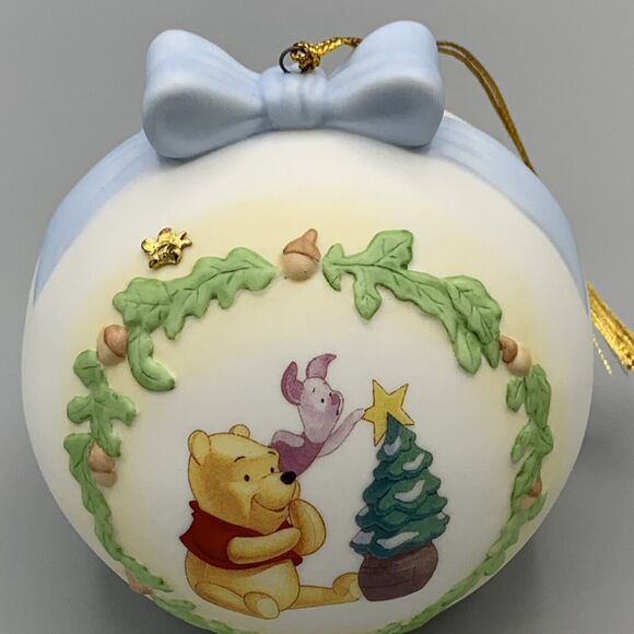 1998 Disney Pooh Piglet Christmas Ornament One Little Star Makes A Difference - Picture 9 of 11